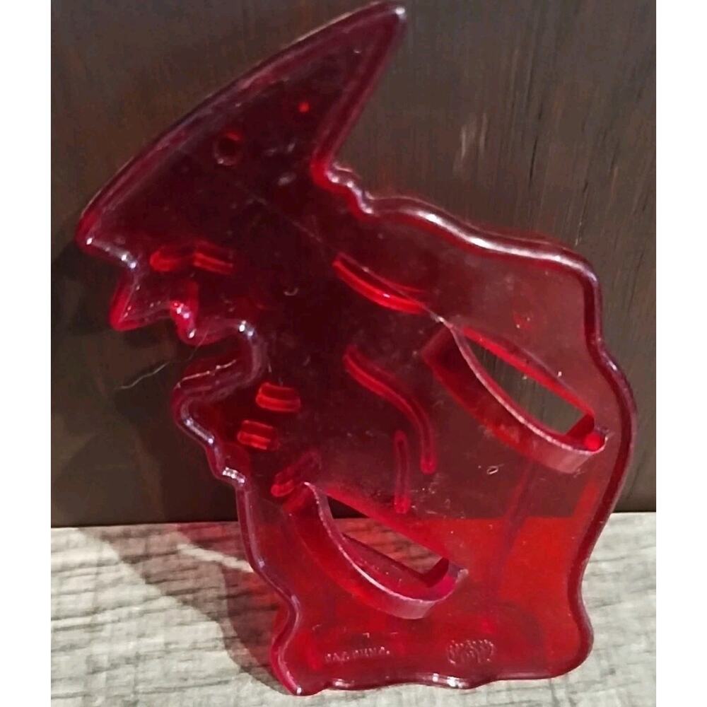 Vintage Halloween Cookie Cutter Witch plastic hole for hanging ornament handle